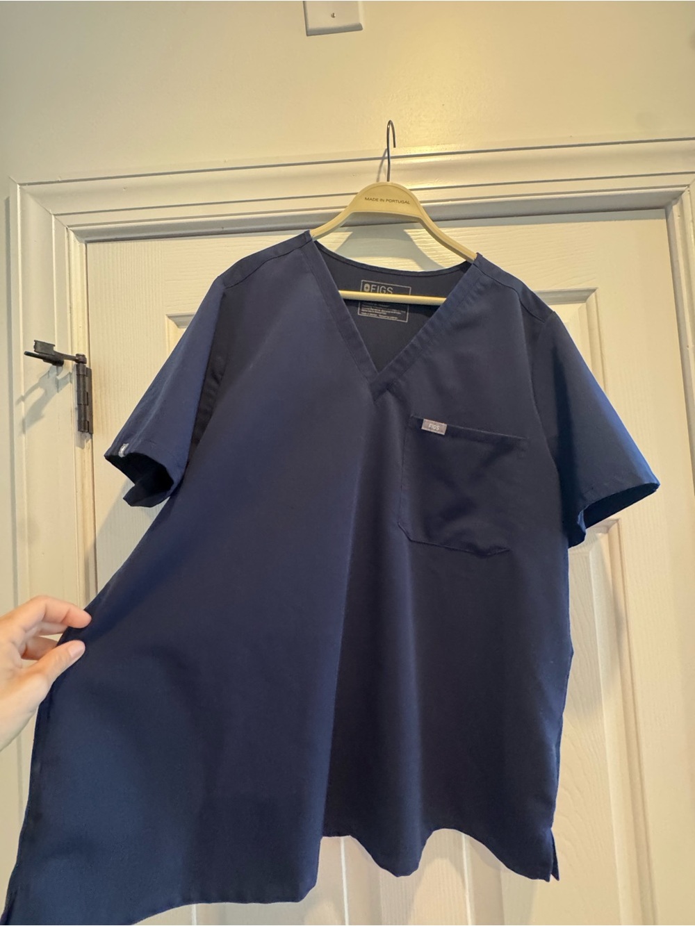 Figs Catarina Scrub Top Navy Blue RN Healthcare size XXL scrubs